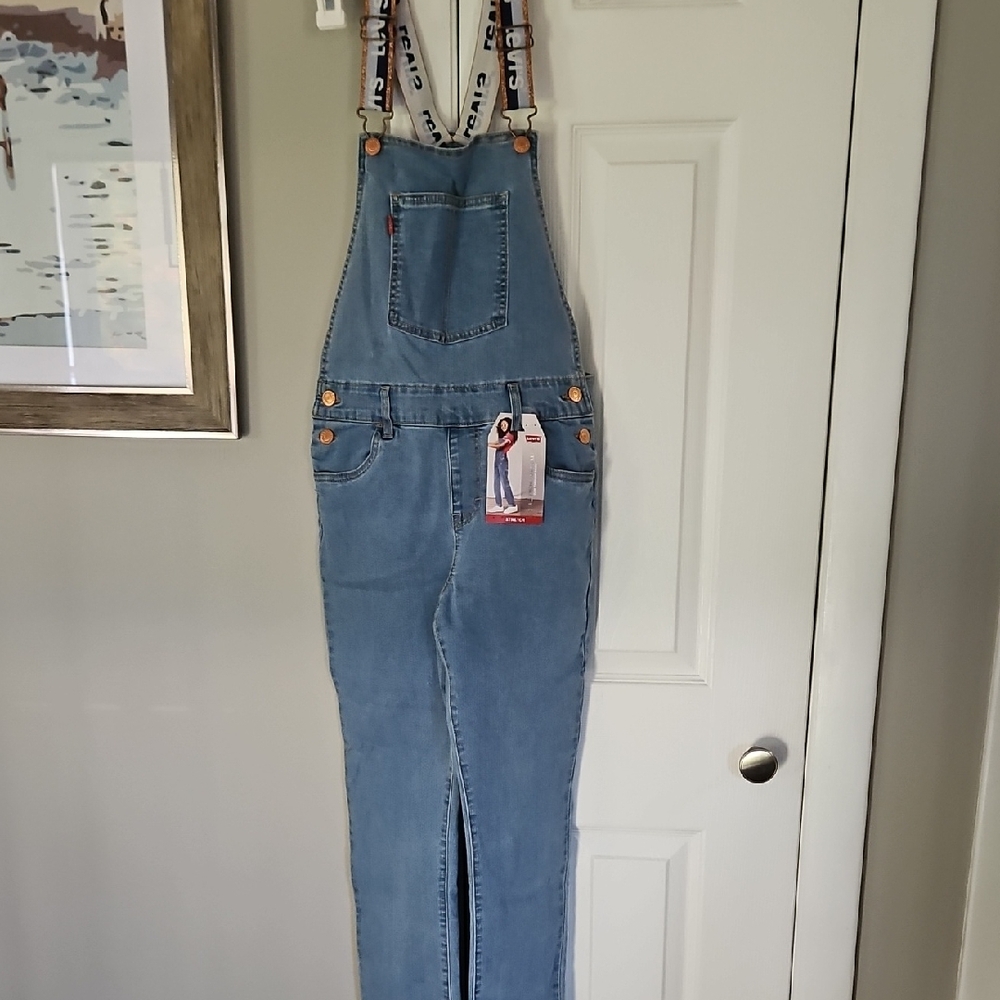 Levi's Light Blue Denim Overalls
